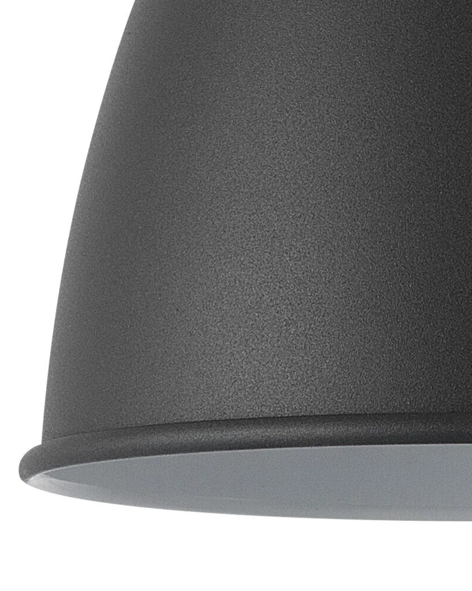 Candeeiro De Teto Cinzento Grafite Narmada