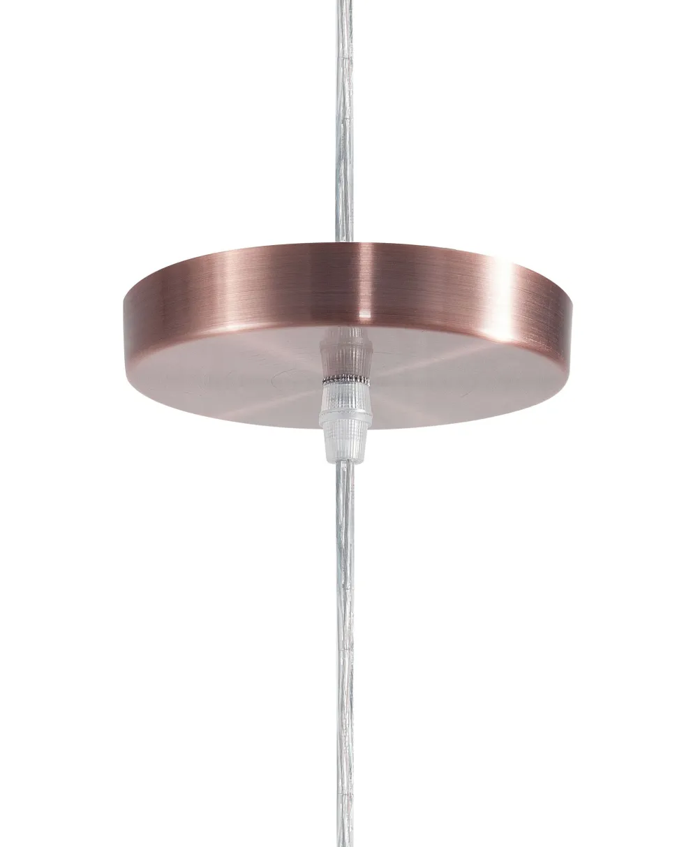 Candeeiro De Teto Cinzento Grafite Narmada