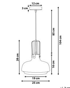 Candeeiro De Teto Cinzento Taravo