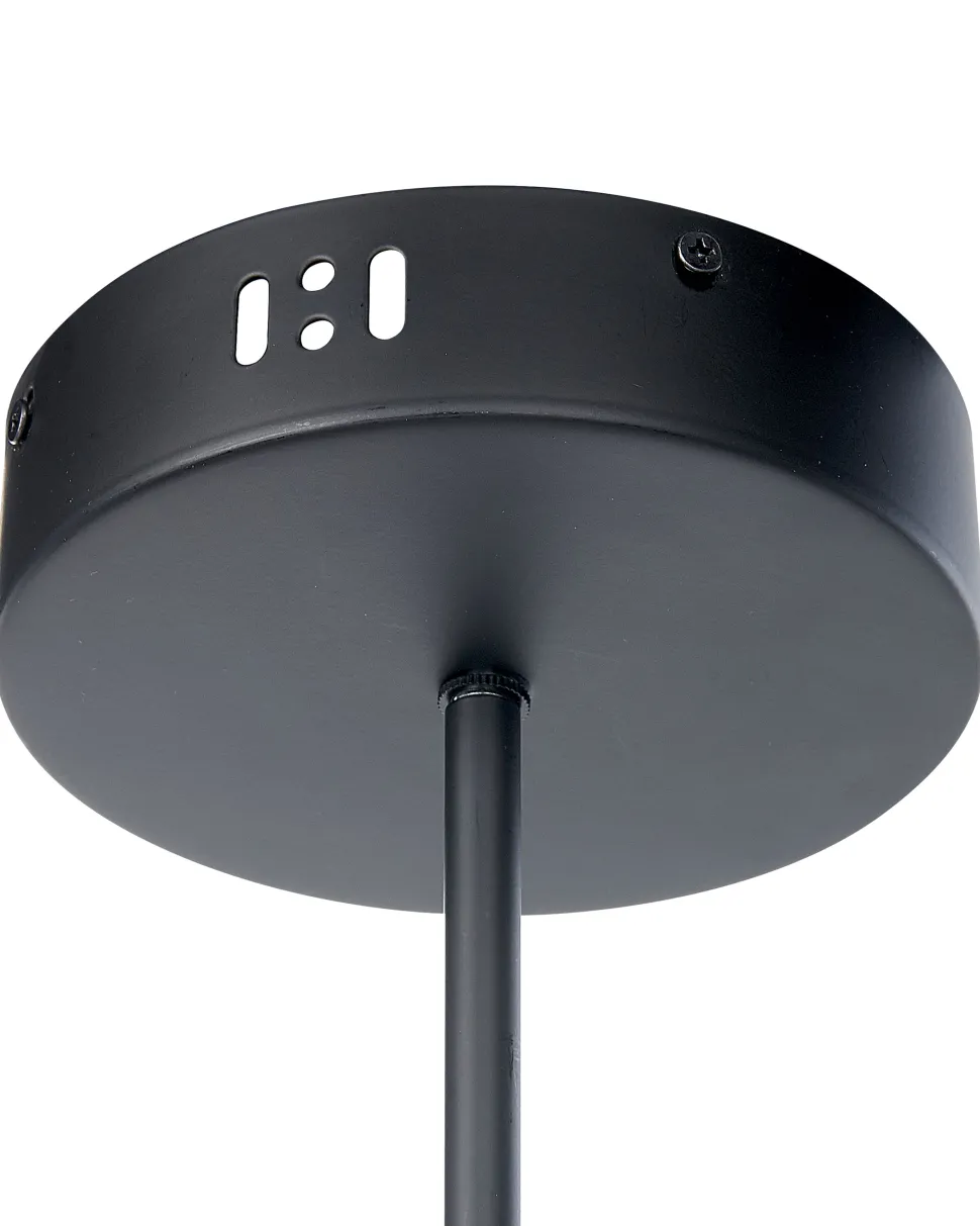 Candeeiro De Teto Com 4 Focos Em Metal Preto Bandon