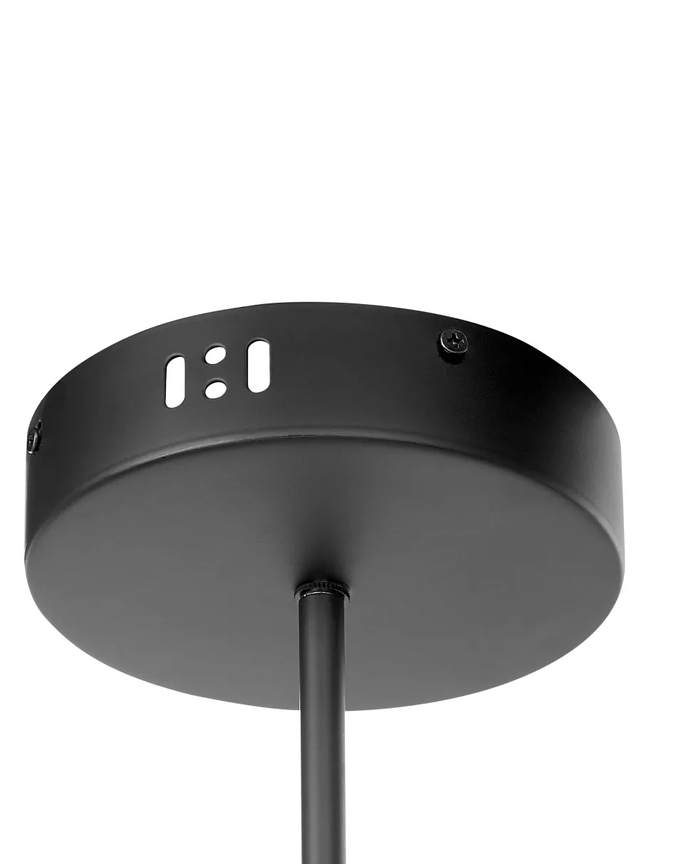 Candeeiro De Teto Com 4 Focos Led Em Metal Preto Foyle