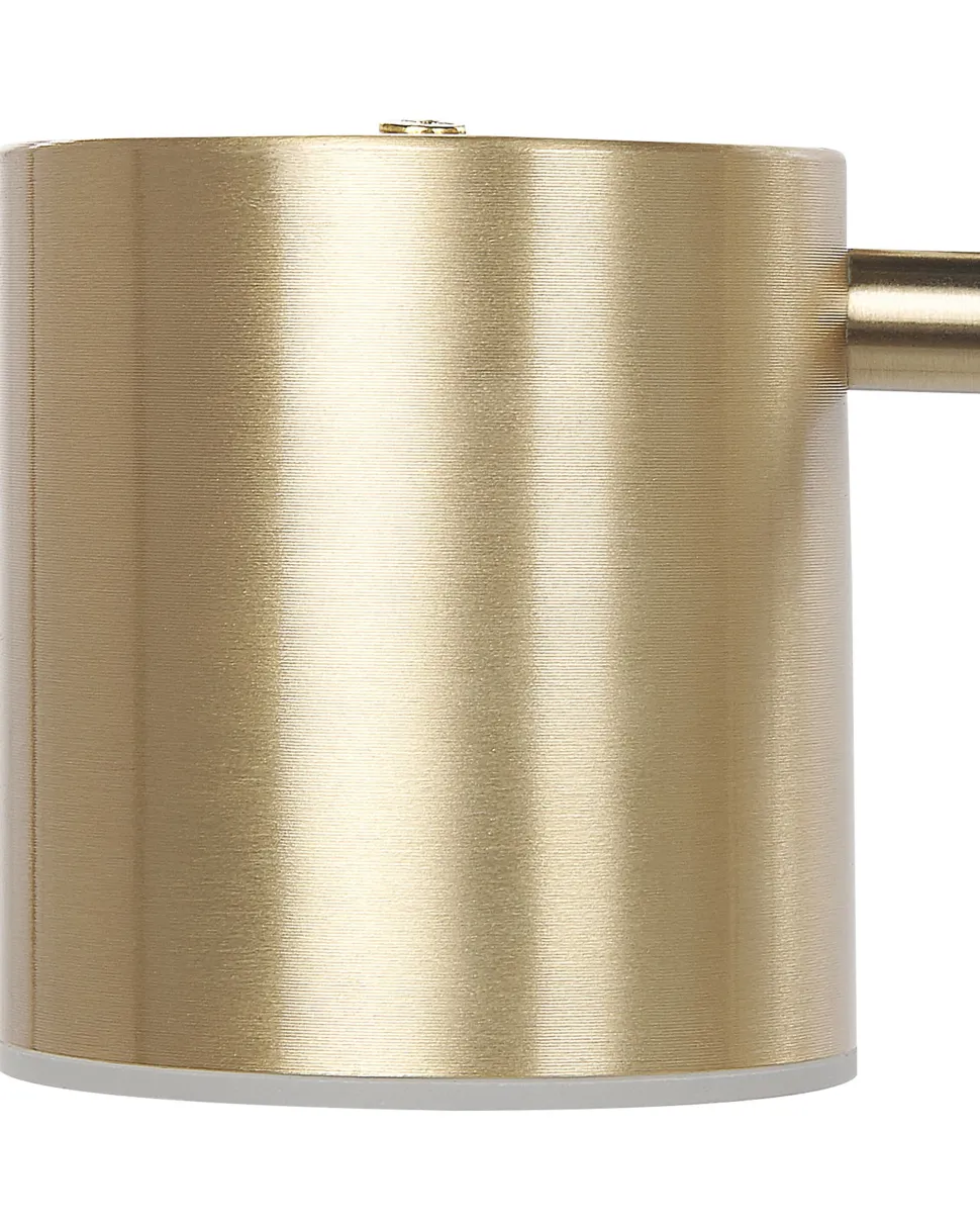 Candeeiro De Teto Com 4 Focos Em Metal Dourado Bandon