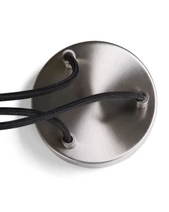 Candeeiro De Teto Com 3 Suportes De Lampada Cinzento E Castanho Claro Baht