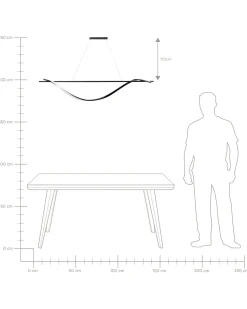 Candeeiro De Teto Com Led Em Metal Preto Bodri