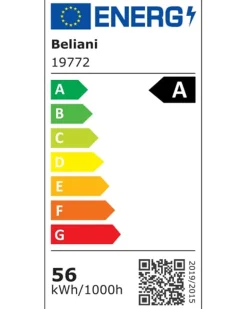 Candeeiro De Teto Com Led Em Metal Preto Pibor