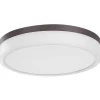 Candeeiro De Teto Com Led Em Metal Branco 40 Cm Sakae