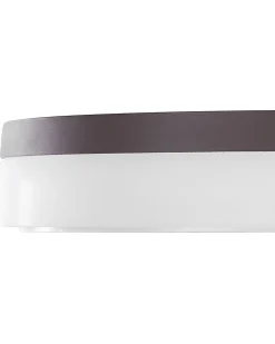 Candeeiro De Teto Com Led Em Metal Branco 40 Cm Sakae