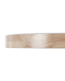 Candeeiro De Teto Com Led Em Metal Branco E Castanho Claro 51 Cm Pattani