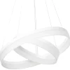 Candeeiro De Teto Com Led Em Metal Branco Puzi