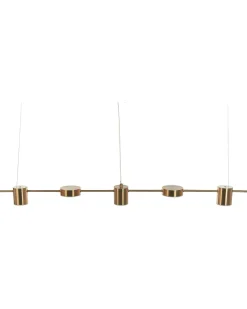 Candeeiro De Teto Cor De Latao Com Led Integrado Sestra