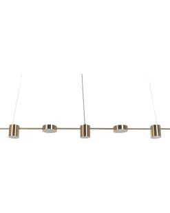 Candeeiro De Teto Cor De Latao Com Led Integrado Sestra