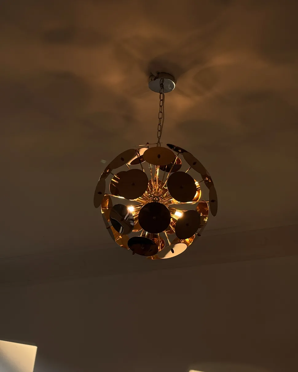 Candeeiro De Teto Cor De Cobre Zambezi