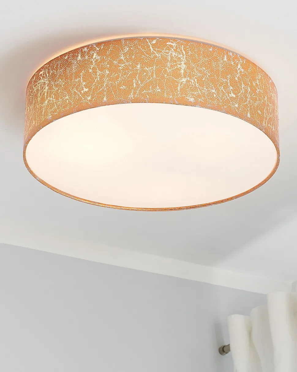 Candeeiro De Teto Cor De Cobre Rena