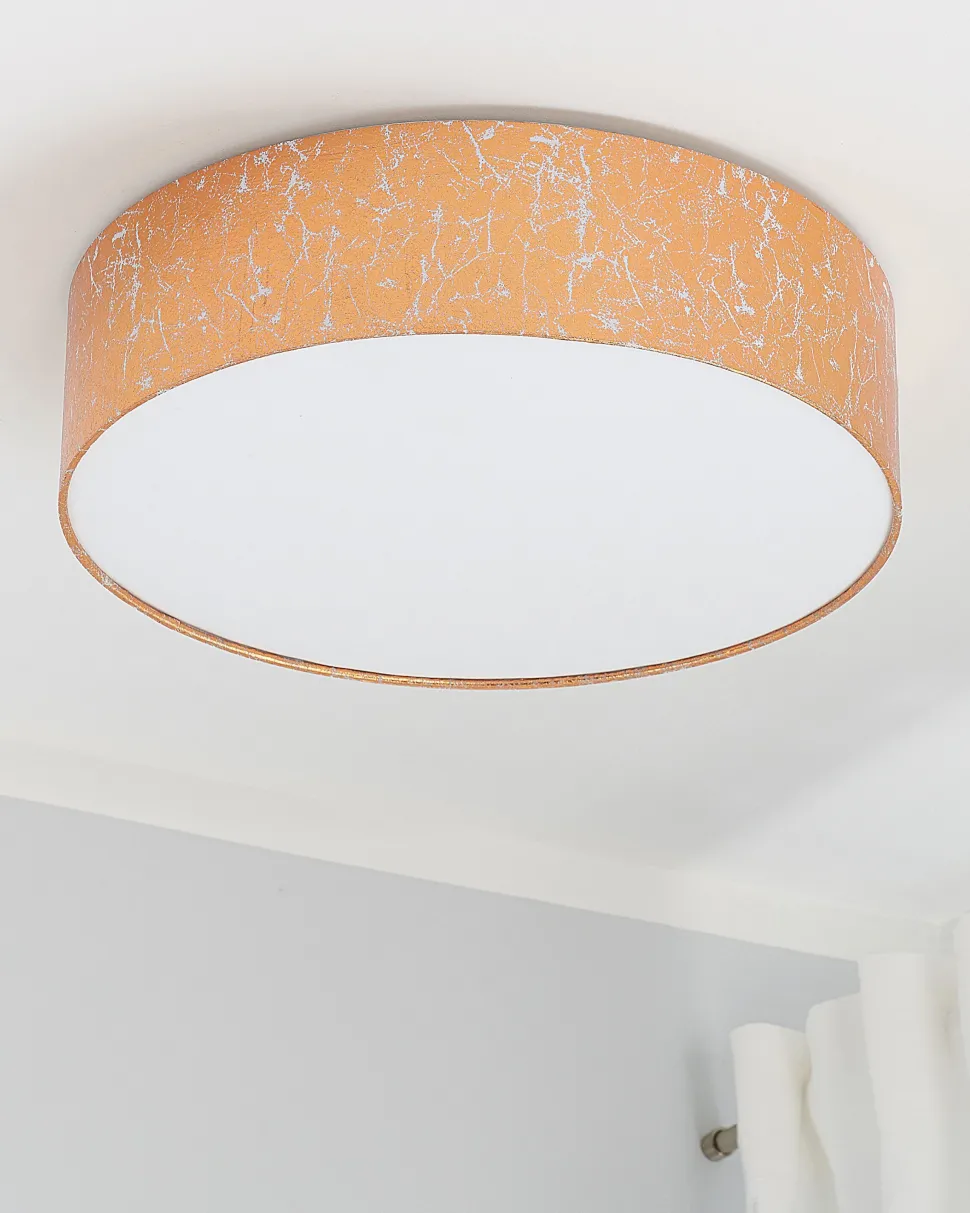 Candeeiro De Teto Cor De Cobre Rena