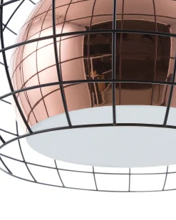 Candeeiro De Teto Cor De Cobre Liri