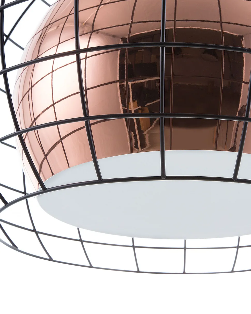 Candeeiro De Teto Cor De Cobre Liri