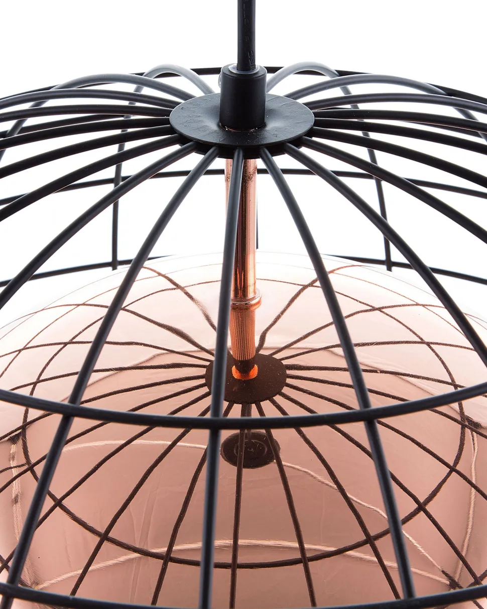 Candeeiro De Teto Cor De Cobre Liri