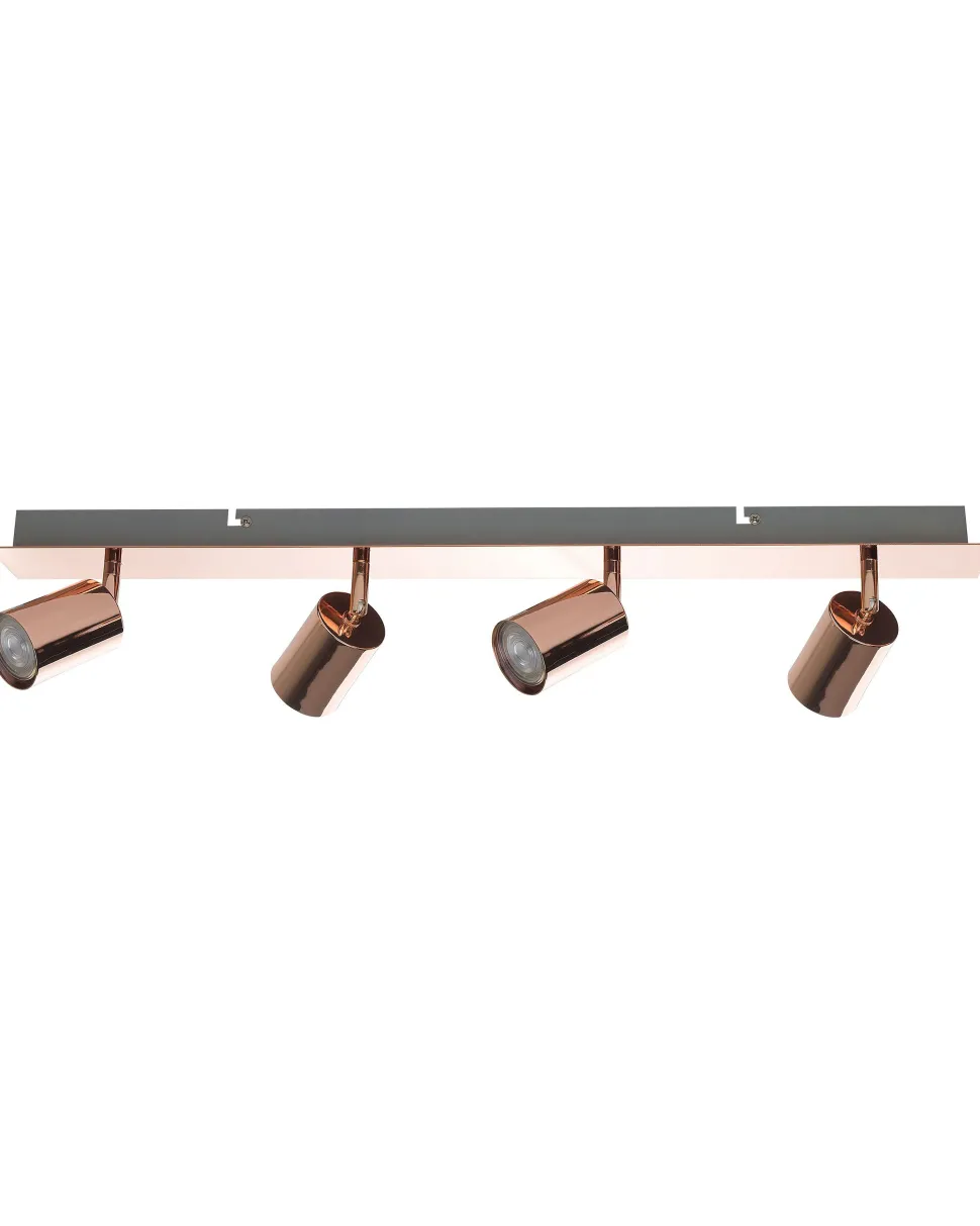 Candeeiro De Teto Cor De Cobre Tigris