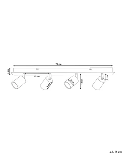 Candeeiro De Teto Cor De Cobre Tigris