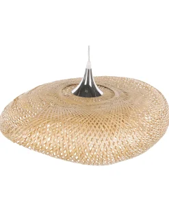 Candeeiro De Teto De Bambu Castanho Claro Boyne L