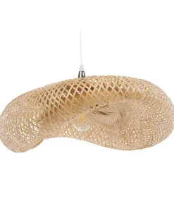 Candeeiro De Teto De Bambu Castanho Claro Boyne S