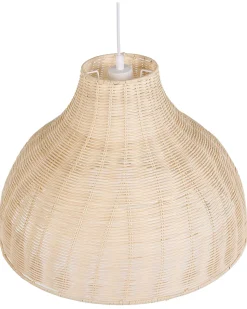 Candeeiro De Teto De Rattan Cor Natural Millian