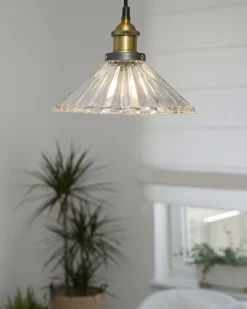 Candeeiro De Teto De Vidro E Metal Cor De Cobre Colorado