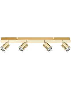 Candeeiro De Teto Dourado Tigris