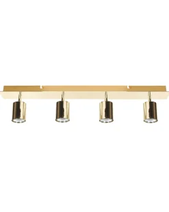 Candeeiro De Teto Dourado Tigris