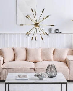 Candeeiro De Teto Dourado Maguse