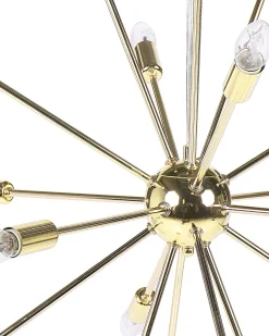 Candeeiro De Teto Dourado Maguse