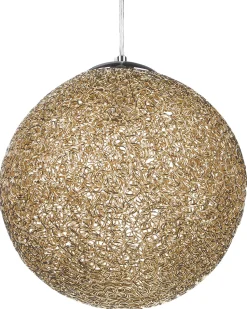 Candeeiro De Teto Dourado Turama