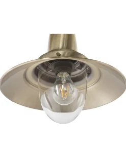 Candeeiro De Teto Dourado Pinega