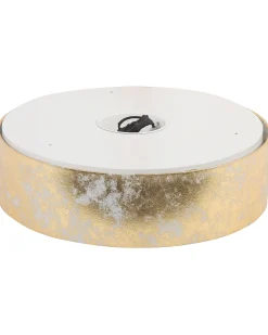 Candeeiro De Teto Dourado Rena