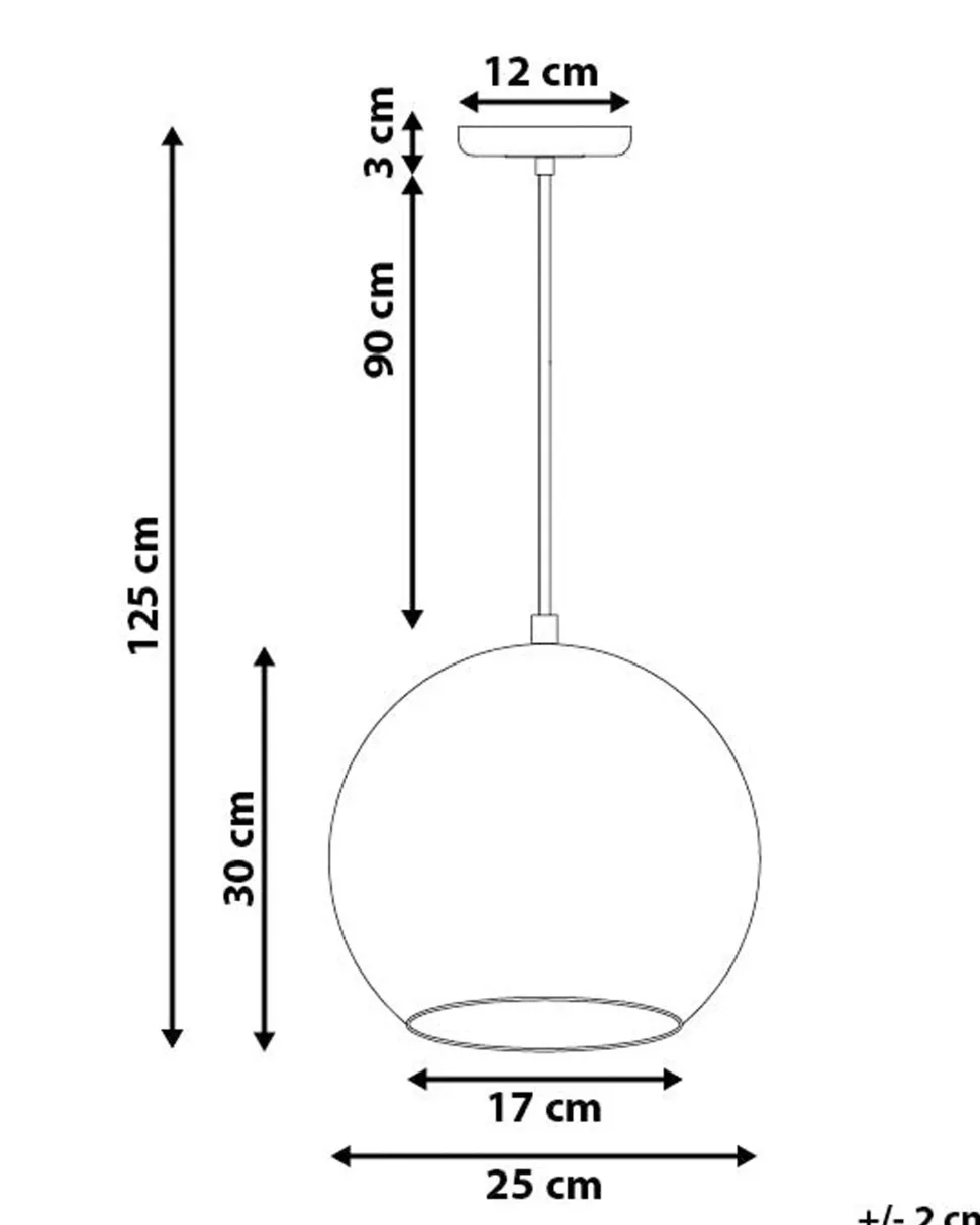 Candeeiro De Teto Dourado Abajur De Vidro Asaro