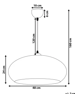 Candeeiro De Teto Dourado Limnatis