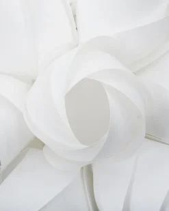 Candeeiro De Teto Efeito Bouquet De Flores Brancas Sordo