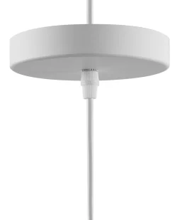 Candeeiro De Teto Em Aluminio Branco O 28 Cm Danube