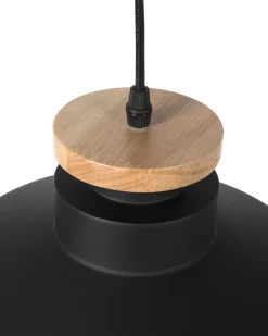 Candeeiro De Teto Em Aluminio Preto E Branco O 28 Cm Danube