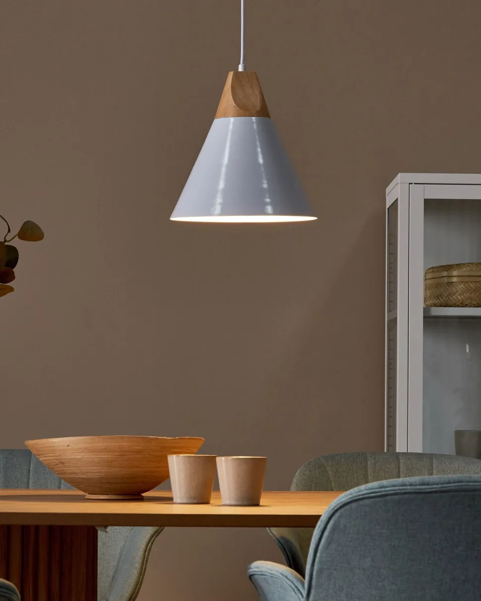 Candeeiro De Teto Em Aluminio Branco Albano