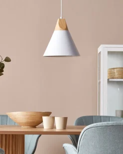 Candeeiro De Teto Em Aluminio Branco Albano