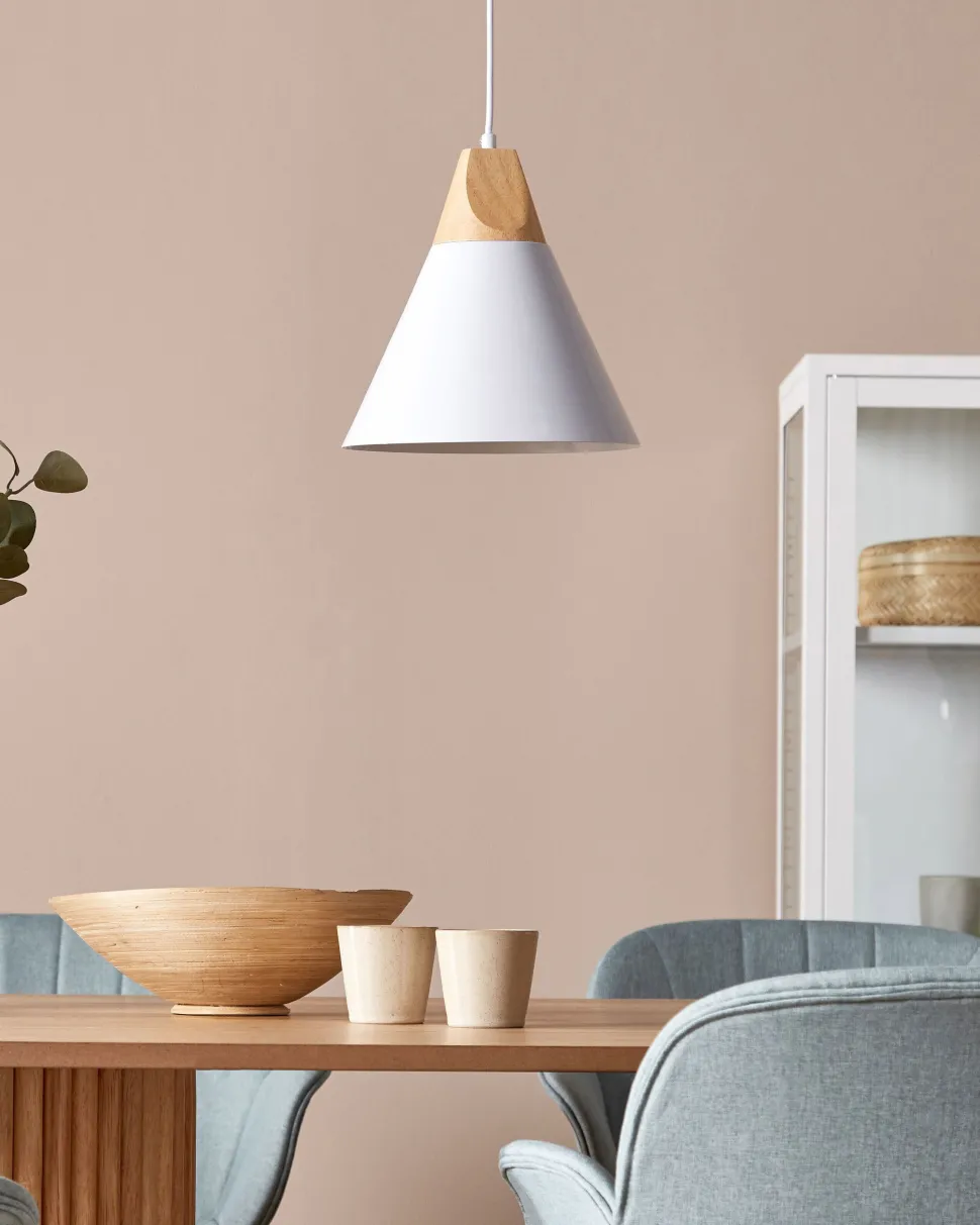 Candeeiro De Teto Em Aluminio Branco Albano