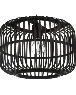 Candeeiro De Teto Em Bambu Preto Macheke