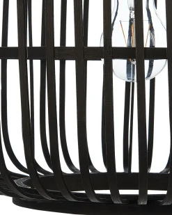 Candeeiro De Teto Em Bambu Preto Macheke