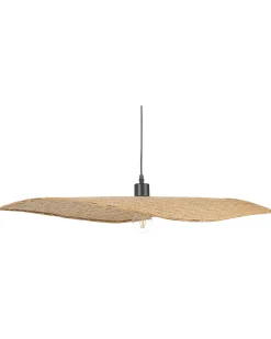 Candeeiro De Teto Em Bambu Castanho Claro Galana