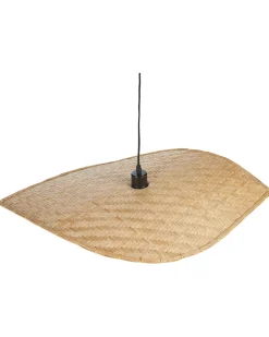 Candeeiro De Teto Em Bambu Castanho Claro Galana