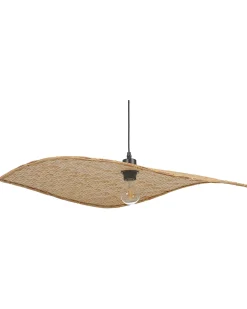 Candeeiro De Teto Em Bambu Castanho Claro Galana