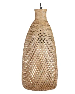 Candeeiro De Teto Em Bambu Castanho Claro Lwela