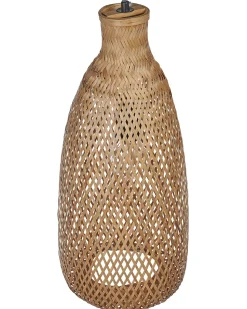 Candeeiro De Teto Em Bambu Castanho Claro Lwela