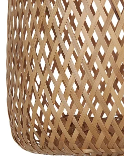 Candeeiro De Teto Em Bambu Castanho Claro Lwela